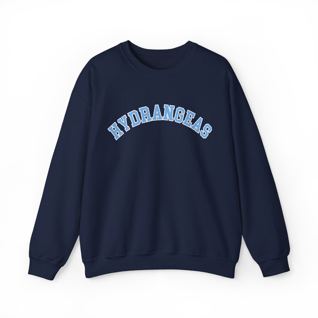 Navy HYDRANGEAS Sweatshirt