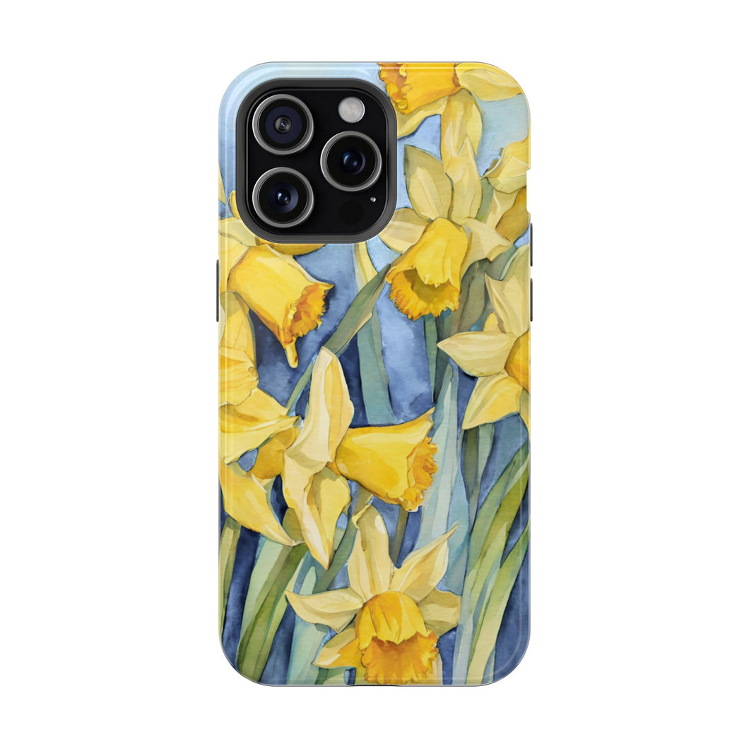 Nantucket Daffodil Watercolor Phone Cover