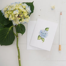 Load image into Gallery viewer, Hydrangea Note Card | Finding Silver Pennies
