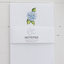 Load image into Gallery viewer, Watercolor Hydrangea Notepad | Finding Silver Pennies
