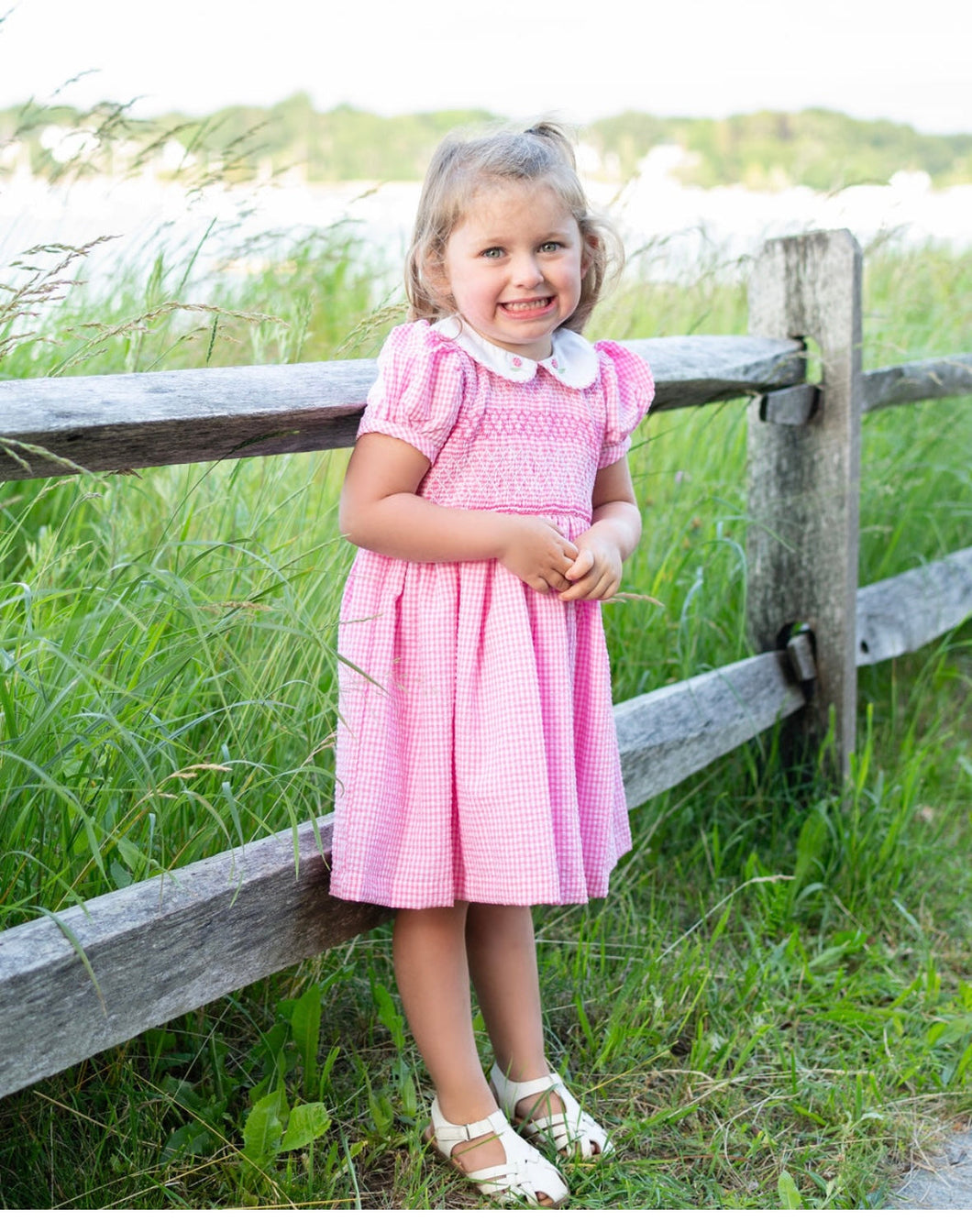 Pink Hydrangea Dress