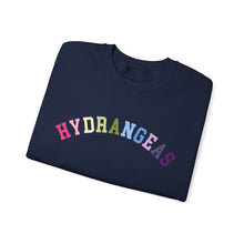 Load image into Gallery viewer, Navy Rainbow HYDRANGEAS Sweatshirt
