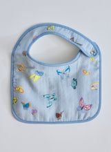 Load image into Gallery viewer, Blue Madame Butterfly Bib
