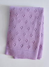 Load image into Gallery viewer, The Wander Baby Blanket - Lavender
