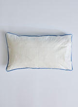 Load image into Gallery viewer, Blue &amp; White Striped Toddler Pillow Case
