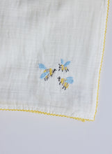 Load image into Gallery viewer, Bumblebee Embroidered Shawl Blanket
