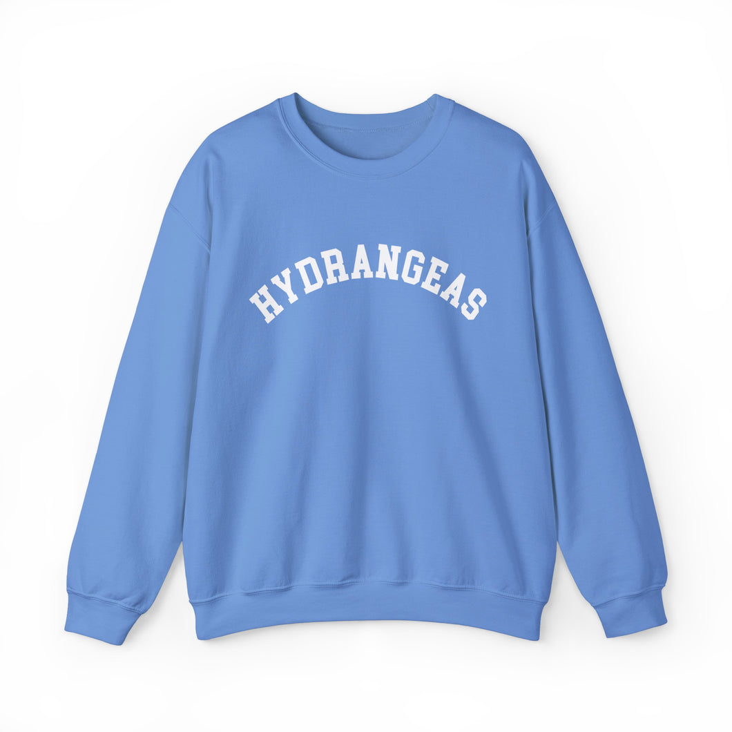Blue HYDRANGEAS Sweatshirt