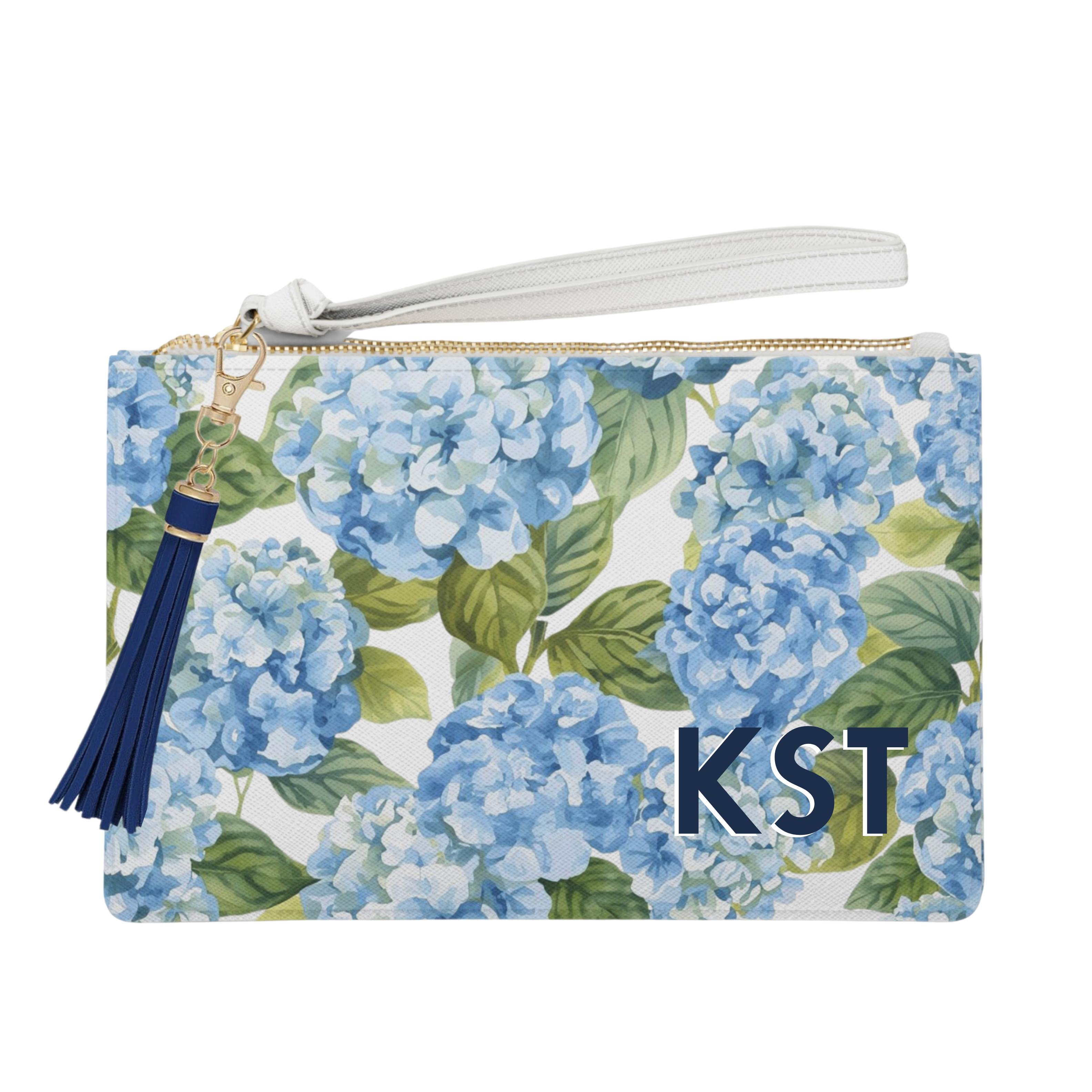 Hydrangea Wristlet Clutch