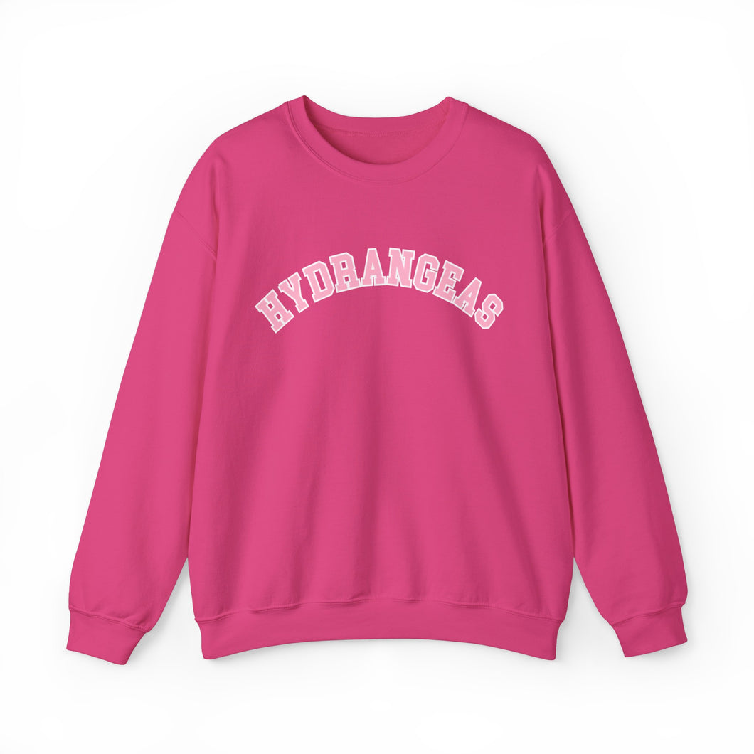 Hot Pink HYDRANGEAS Sweatshirt