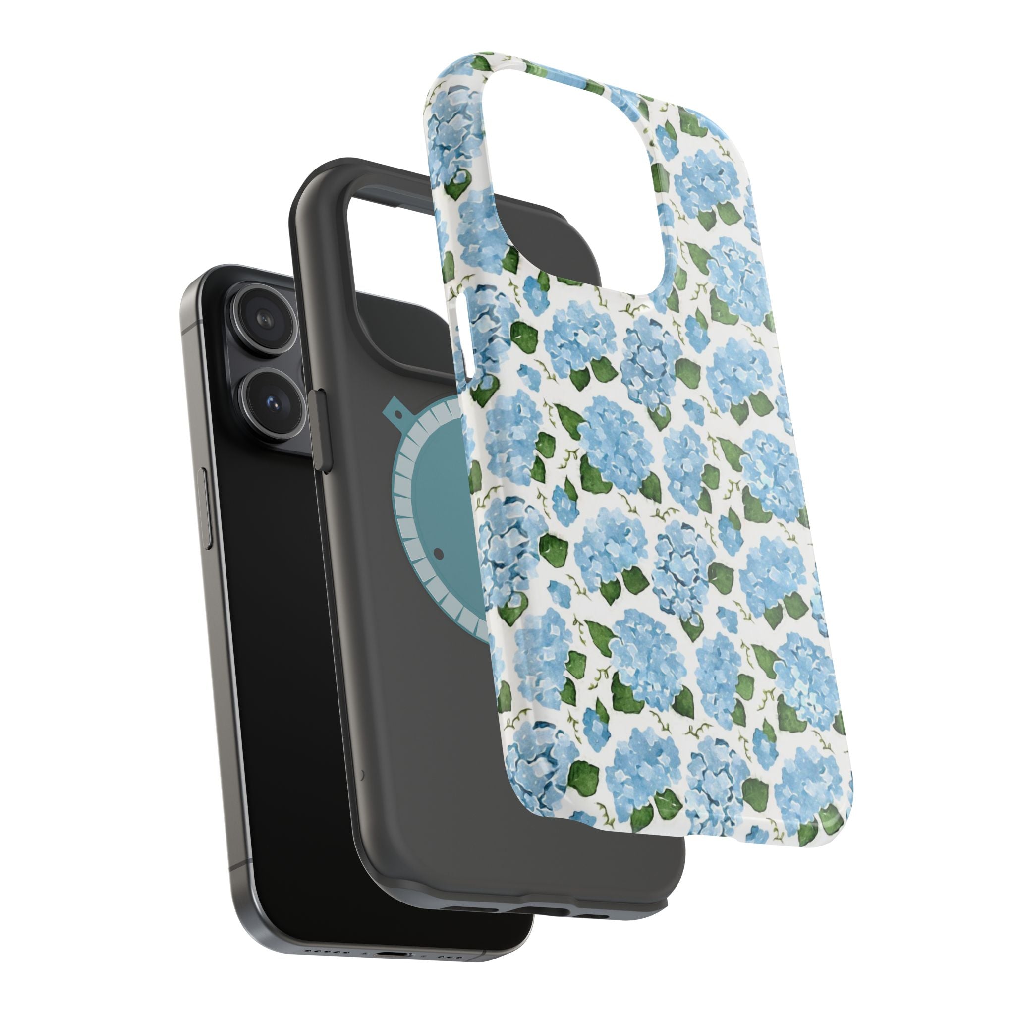 Hydrangea Pattern Phone Cover