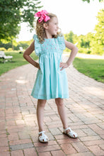 Load image into Gallery viewer, Spring days smocked dress
