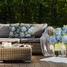 Load image into Gallery viewer, Hydrangea Patio Pillows
