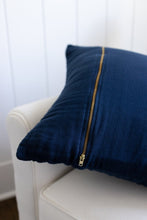 Load image into Gallery viewer, Euro Pillowcase with Brass Zipper on Sale - Gray Heron
