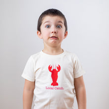 Load image into Gallery viewer, Organic cotton kids t-shirt - Lobster - Simply Chickie
