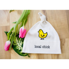 Load image into Gallery viewer, Organic cotton baby hat - Yellow Chick - Simply Chickie
