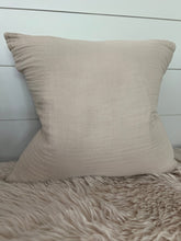Load image into Gallery viewer, Organic Muslin 20&quot; Throw Pillowcase - Gray Heron
