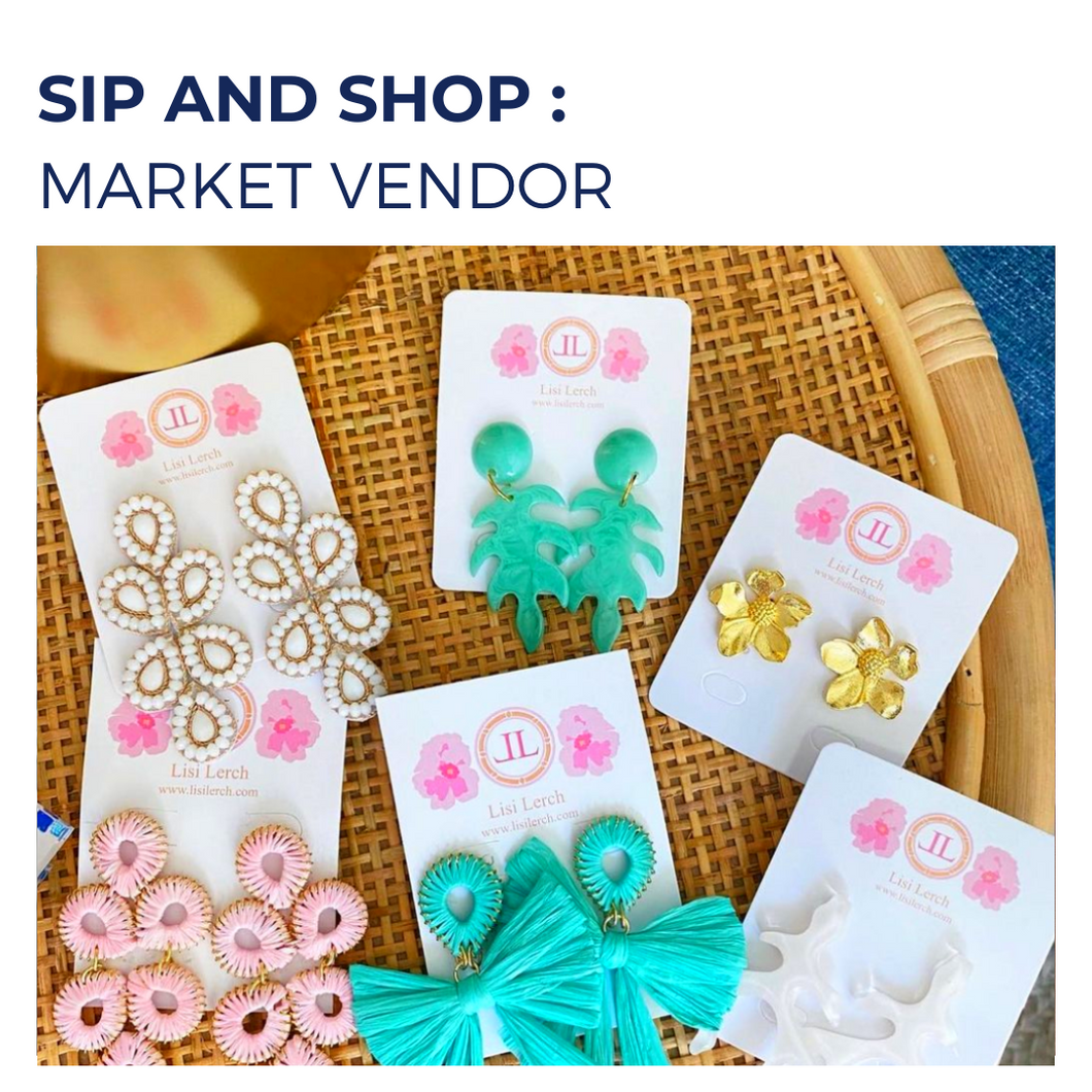 SIP AND SHOP: Vendor ONLY