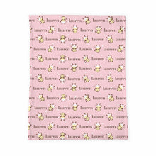 Load image into Gallery viewer, Personalized Baby Blanket | Monkey Moo Sue
