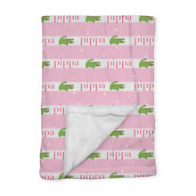 Load image into Gallery viewer, Personalized Baby Blanket | Preppermint Patty
