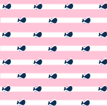 Load image into Gallery viewer, Personalized Baby Blanket | Whales Tale Pink
